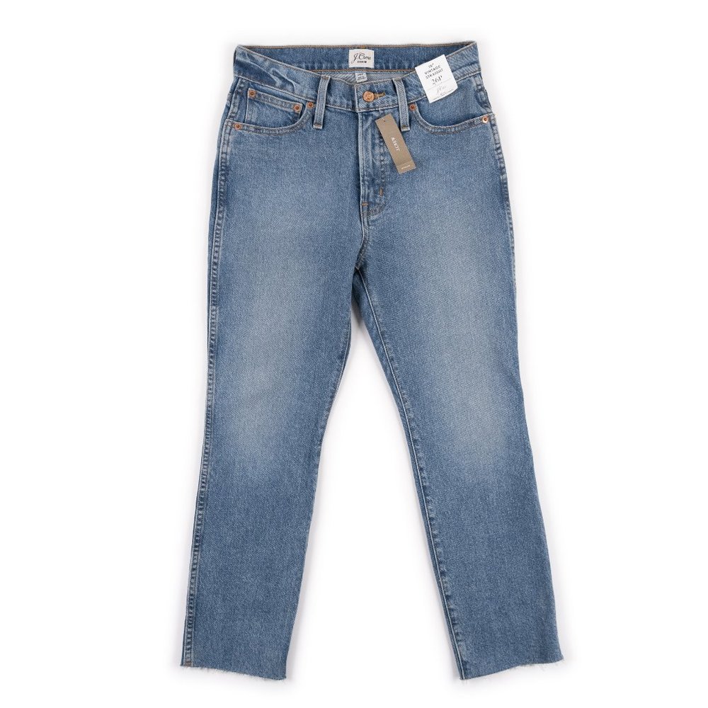 NEW J. Crew 10" Vintage Straight jeans size 26P
